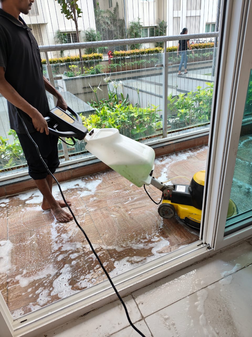 Balcony Cleaning